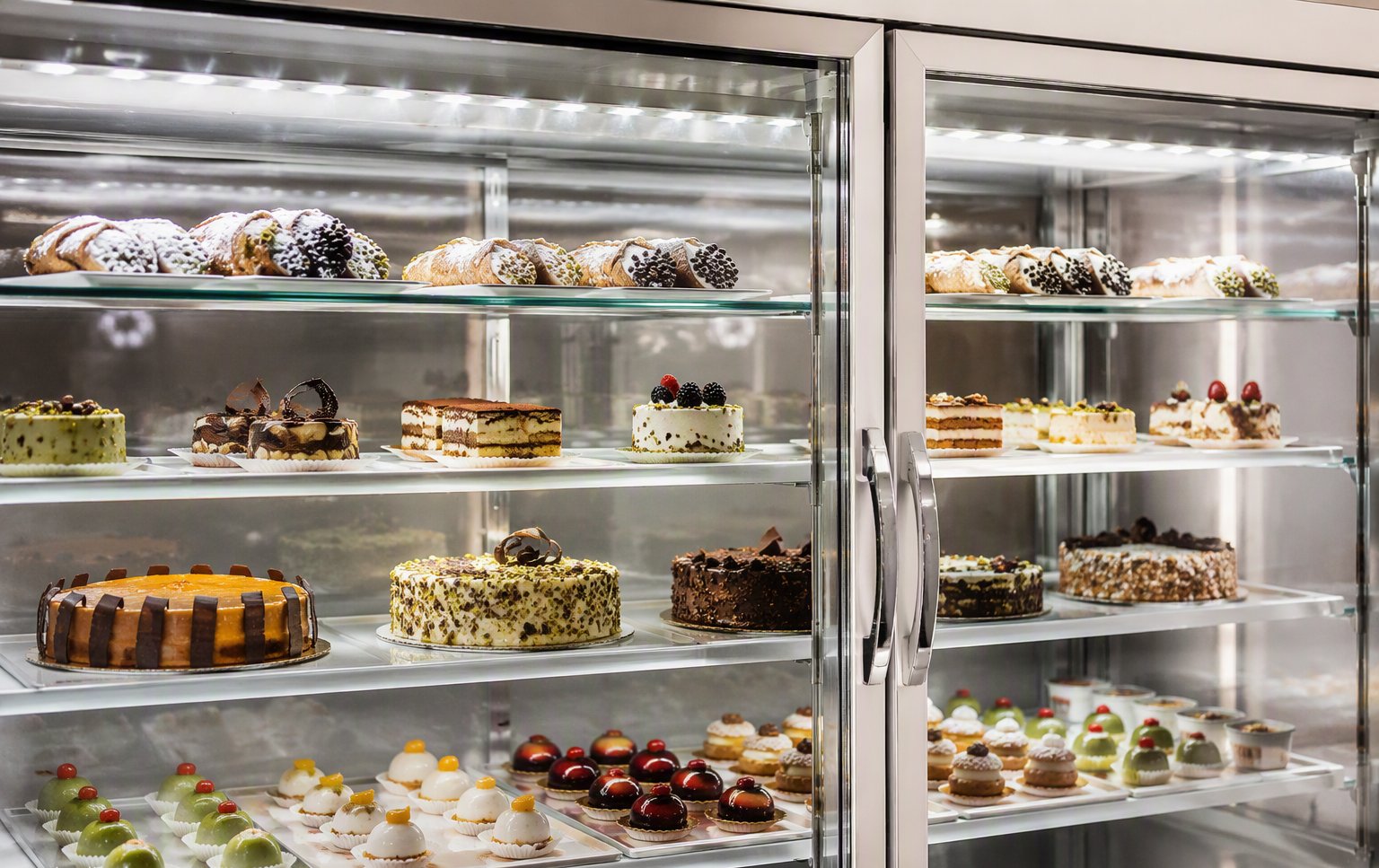 Il banco della pasticceria